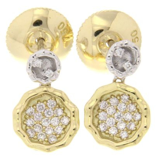 Generic Earrings In Gold And Diamond