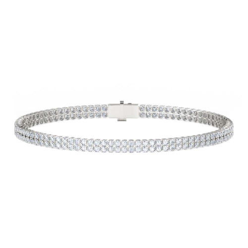 Double Line Ultra Light Tennis Bracelet (1.70mm)