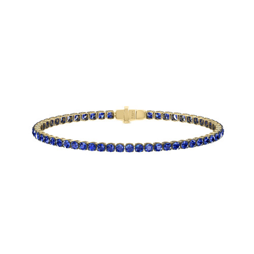 Single Line Ultra Light Tennis Bracelet In Blue Sapphire (2.70mm)