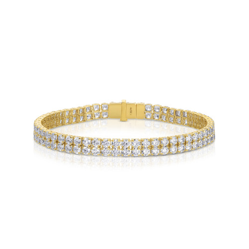 Double Line Ultra Light Tennis Bracelet (2.70mm)