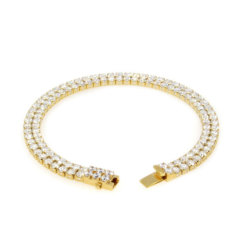 Double Line Ultra Light Tennis Bracelet (2.70mm)