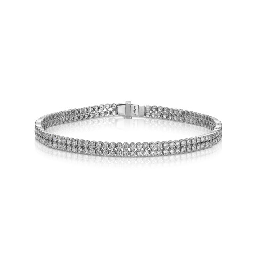 Double Line Ultra Light Tennis Bracelet (1.50mm)