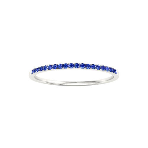 Petite Blue Sapphire Anniversary Band