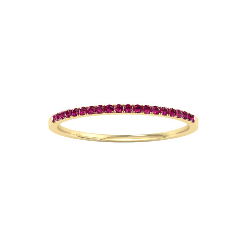 Petite Ruby Wedding Band