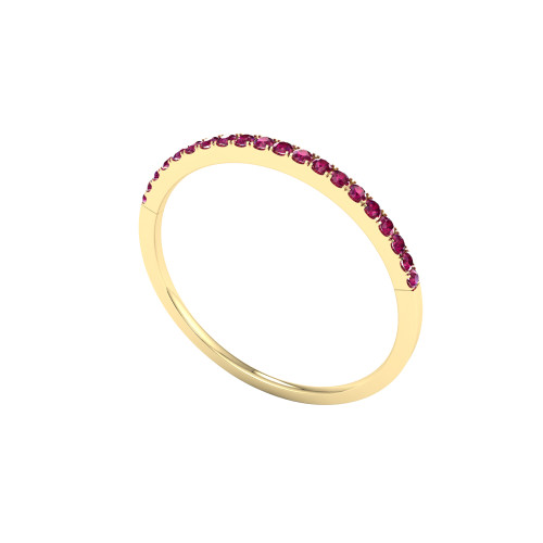 Petite Ruby Wedding Band