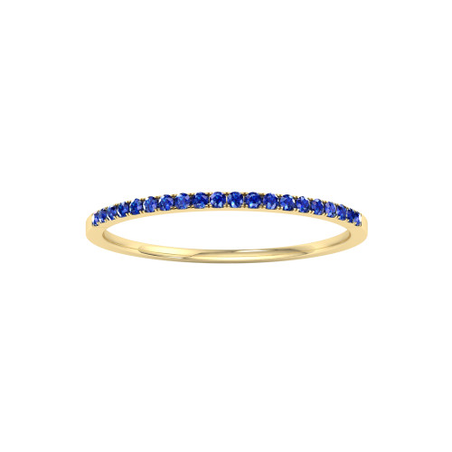 Petite Blue Sapphire Anniversary Band