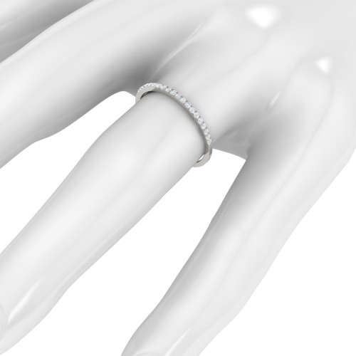 Petite Diamond Wedding Band