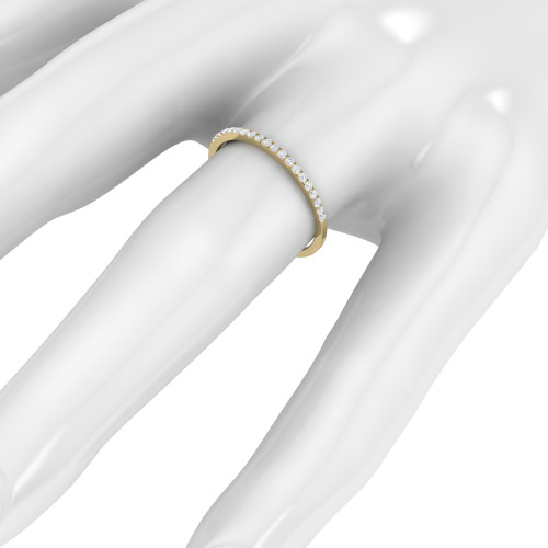 Petite Diamond Wedding Band