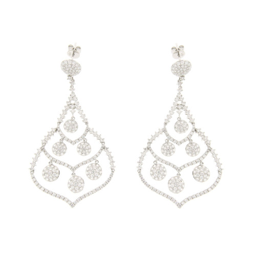 Stud and Chandelier Drop Earrings