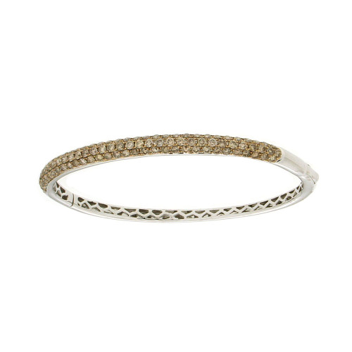 Dainty Brown Diamond Bangle