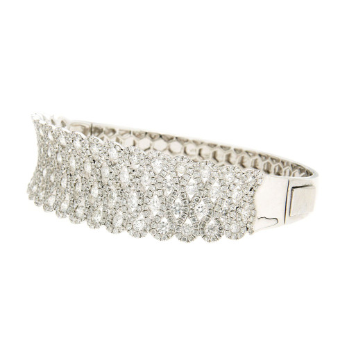 White Diamond Empress Bangle