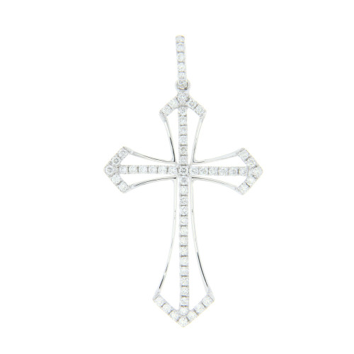 Elegant Diamond Cross Pendant