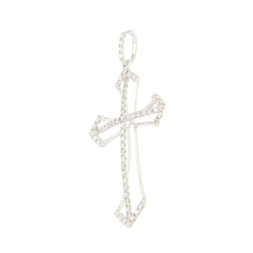 Elegant Diamond Cross Pendant