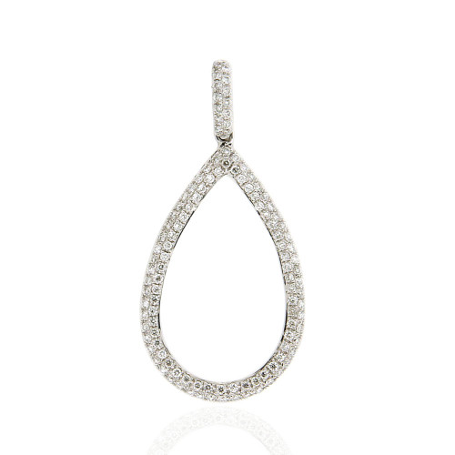 Simplicity Diamond Pear Shaped Pendant