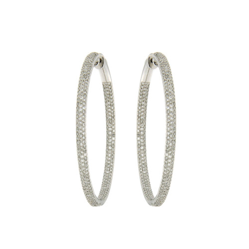 Diamond Eternity Hoops