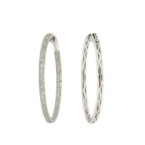 Diamond Eternity Hoops