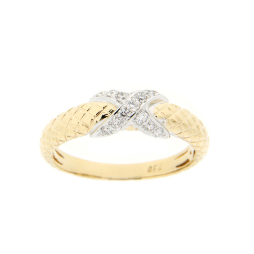 Bond Diamond And Gold Ring