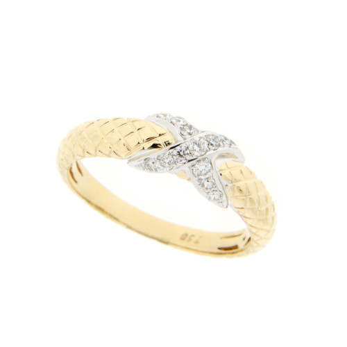 Bond Diamond And Gold Ring