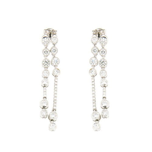 Diamond Line Earrings