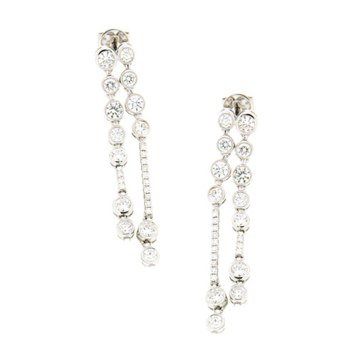 Diamond Line Earrings