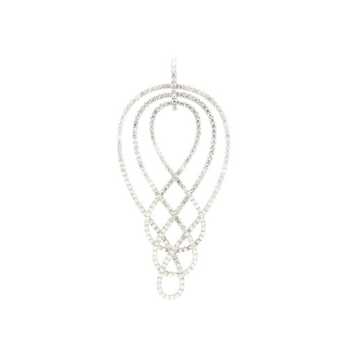 Triple Infinity Diamond Pendant