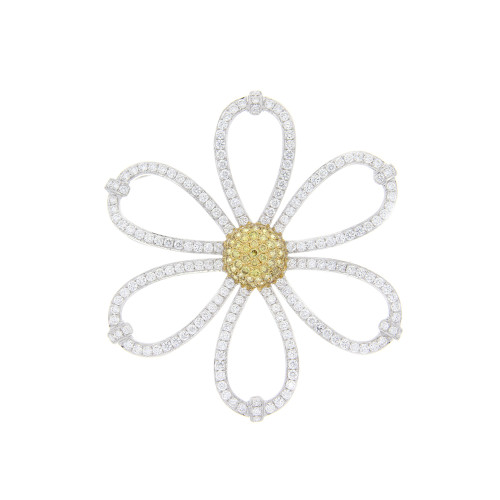 Little Daisy Diamond Brooch