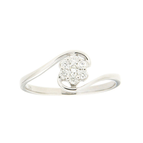 Seven Stones Wave Diamond Ring