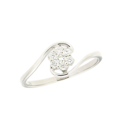 Seven Stones Wave Diamond Ring