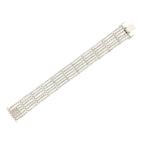 Alluring White Diamond Heirloom Quality Bracelet