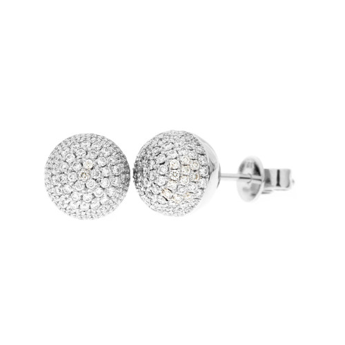 Mimosa Diamond And Gold Ear Studs