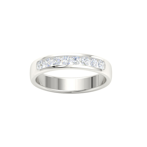 Channel Set Diamond Infinity Ring