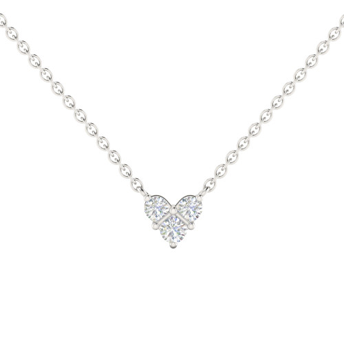 Trio Star line Diamond Necklace