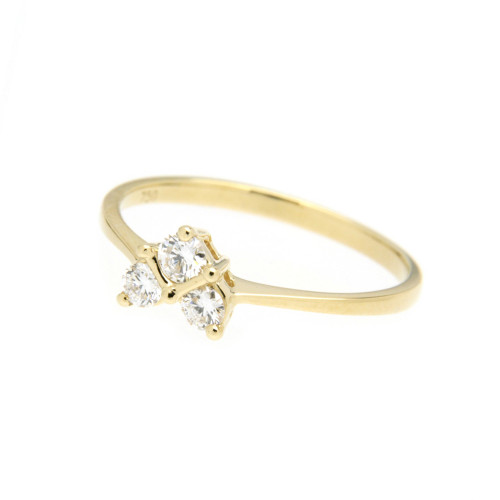 Trio Star line Diamond Ring