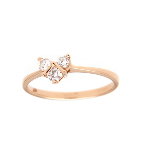 Trio Star line Diamond Ring