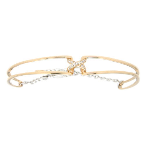 Diamond Cross Bangle