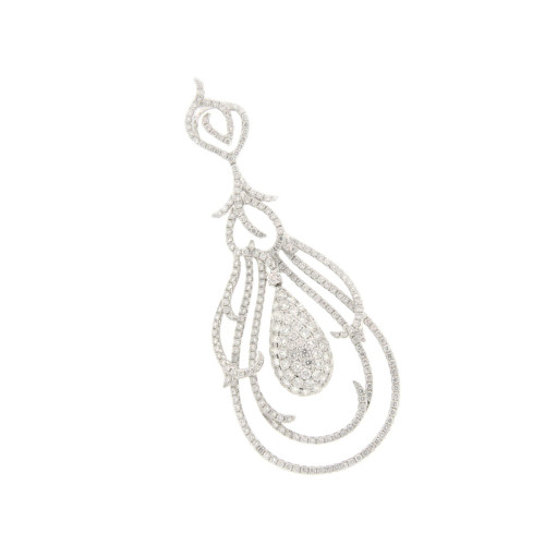 Royale Diamond Pear Shaped Pendant