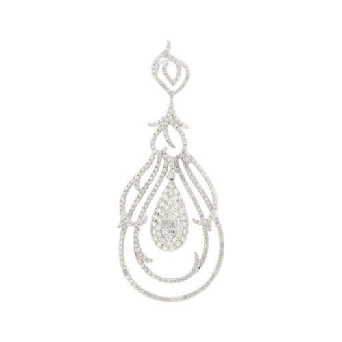 Royale Diamond Pear Shaped Pendant