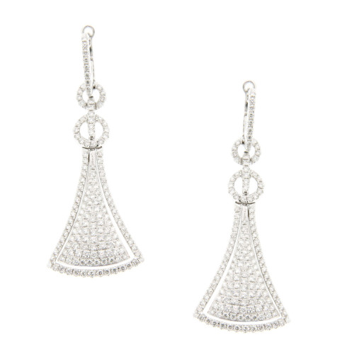 Diamond Drop Regal Earrings