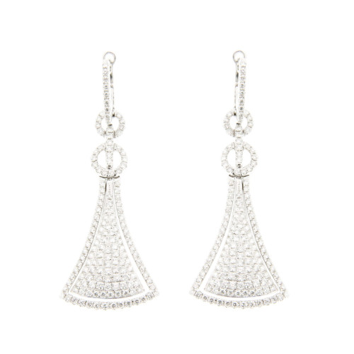 Diamond Drop Regal Earrings