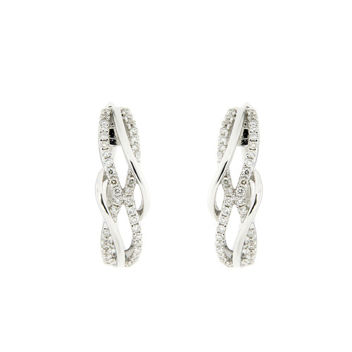 Infinity Diamond Earrings