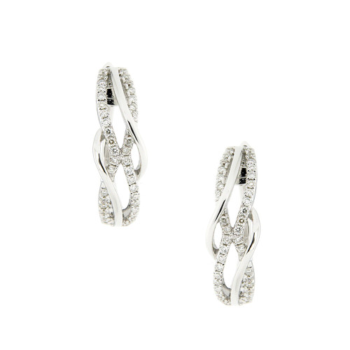 Infinity Diamond Earrings