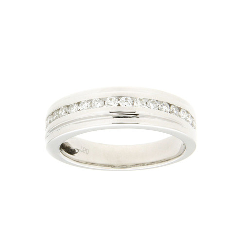 Semi Channel Set Diamond Band