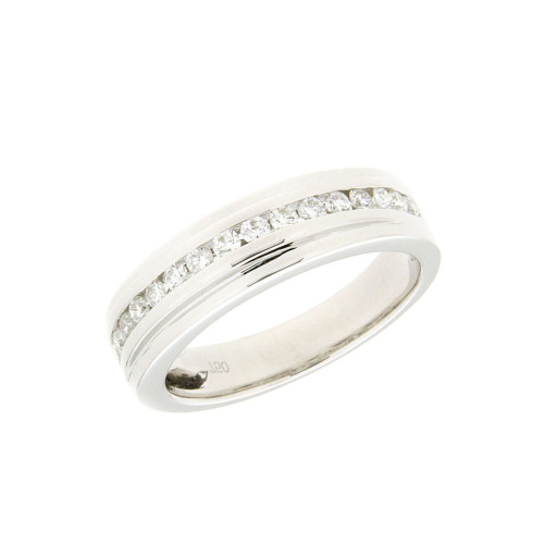 Semi Channel Set Diamond Band