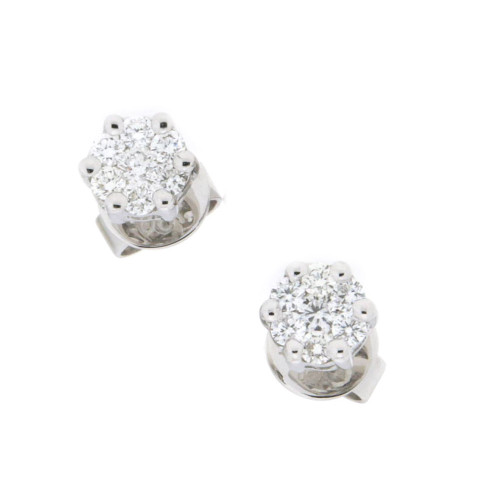 Daisy Diamond Six Prong Studs