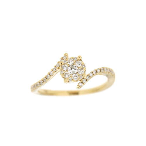 Diamond Wave Ring