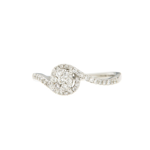 Friendship Diamond Curve Ring