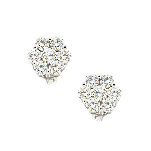 Seven Diamond Stud Earrings