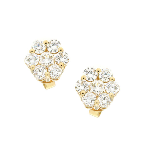 Seven Diamond Stud Earrings