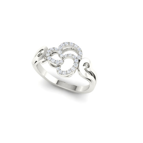 Borromean Diamond Ring