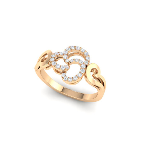 Borromean Diamond Ring